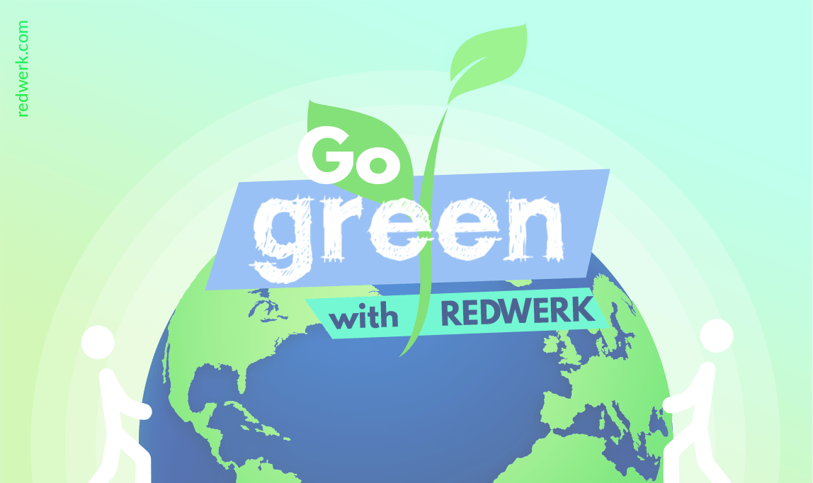 Werden Sie grün mit uns! Redwerk wird grün und möchte, dass Sie mitmachen