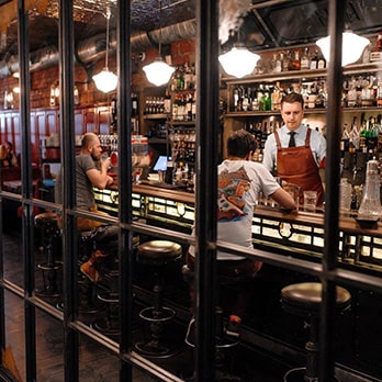 Parovozzz Speakeasy bar in Kiev