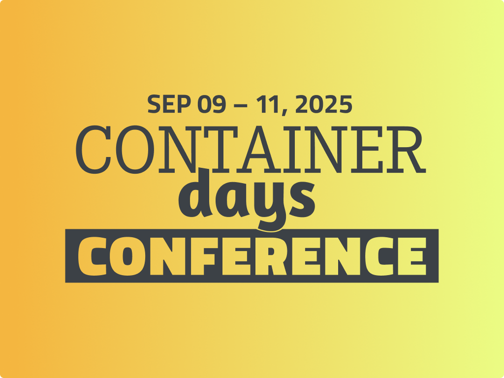 ContainerDays, 9.-11. September, Hamburg, Deutschland (in-Person)