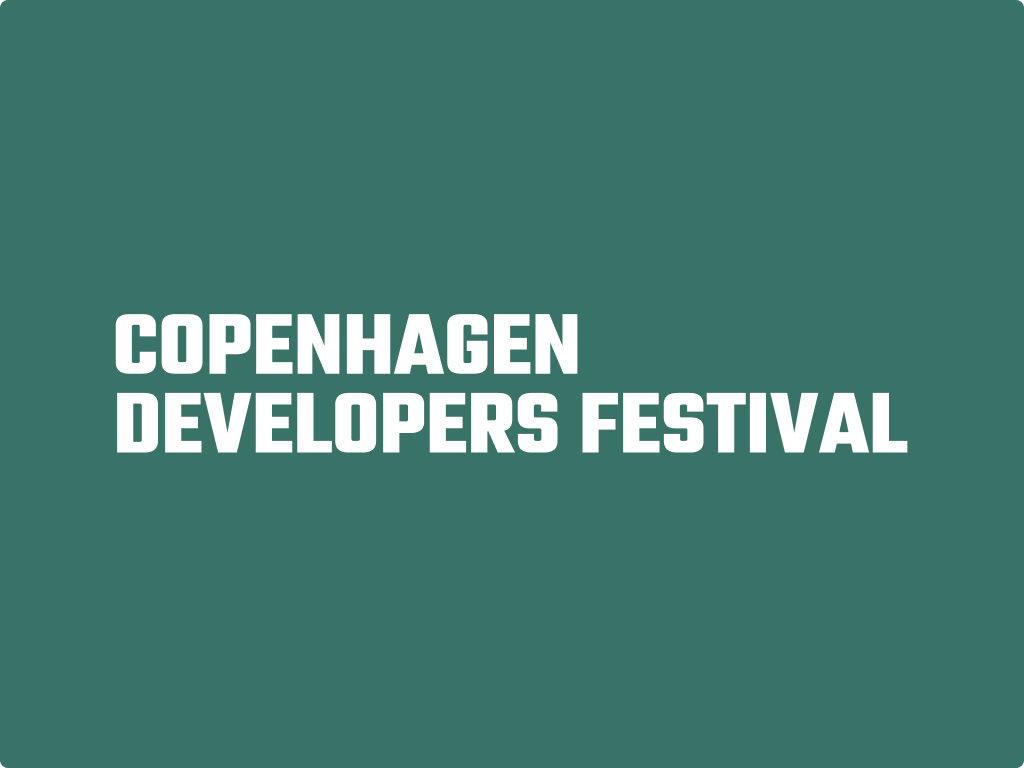 Copenhagen Developers Festival, 8.-13. September, Kopenhagen, Dänemark (Persönlich)